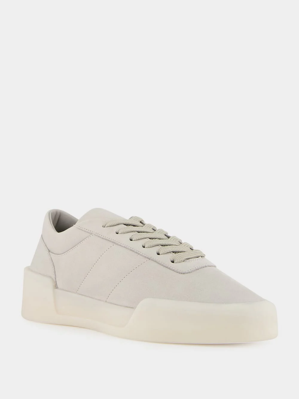 Light Grey Aerobic Low Leather Sneaker - Image 2