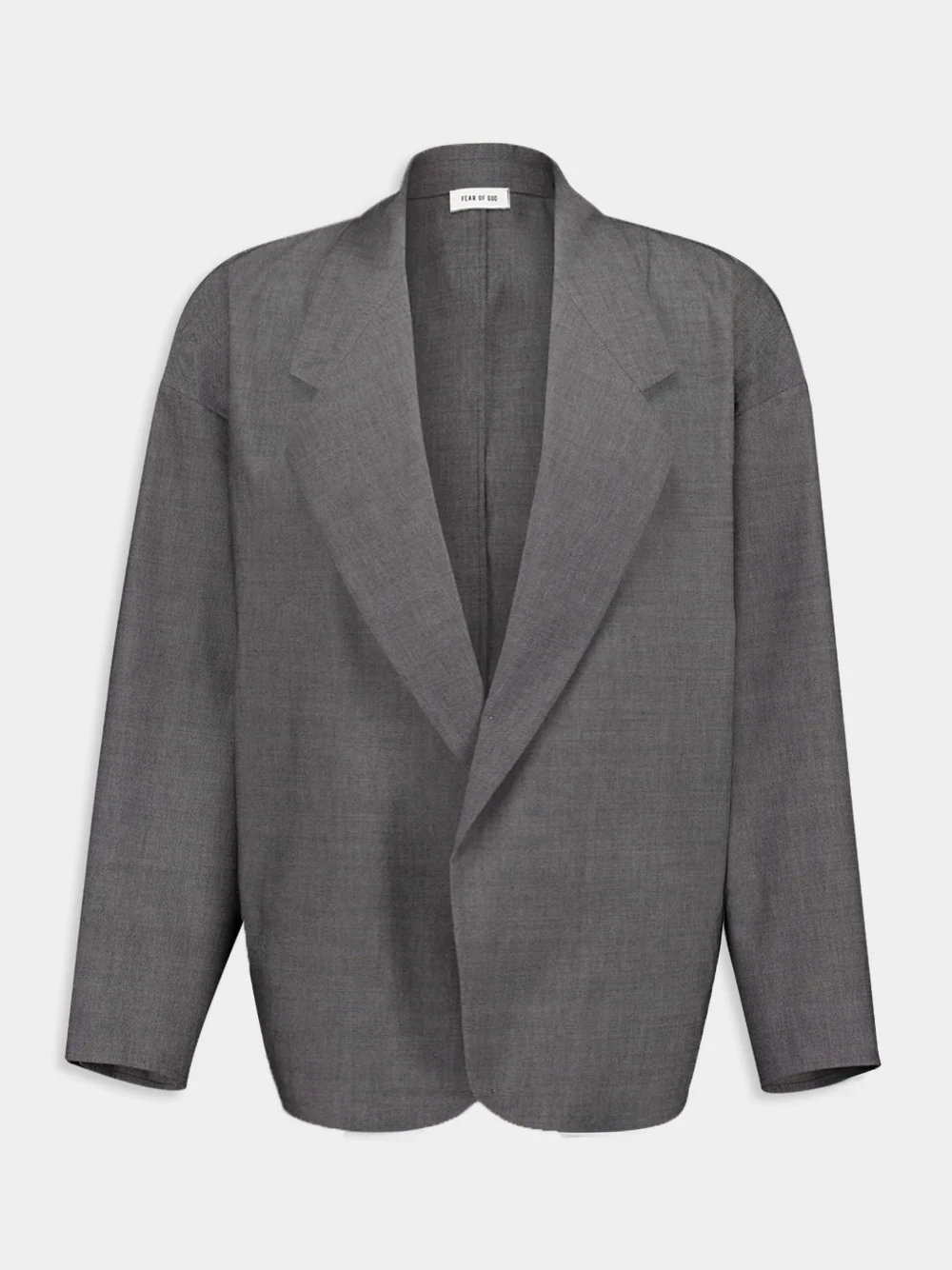 Melange Titanium Grey Oxford California Blazer