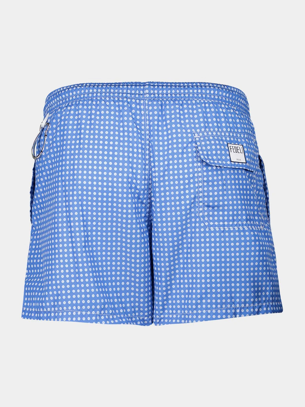 Blue Dotted Swim Trunks - Image 2