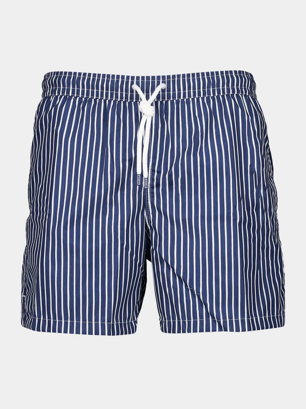 Cadetblue Riga Pattern Swim Trunks
