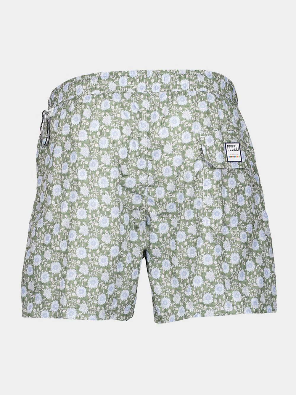 Green Madeira Bouquet Swim Trunks - Image 2