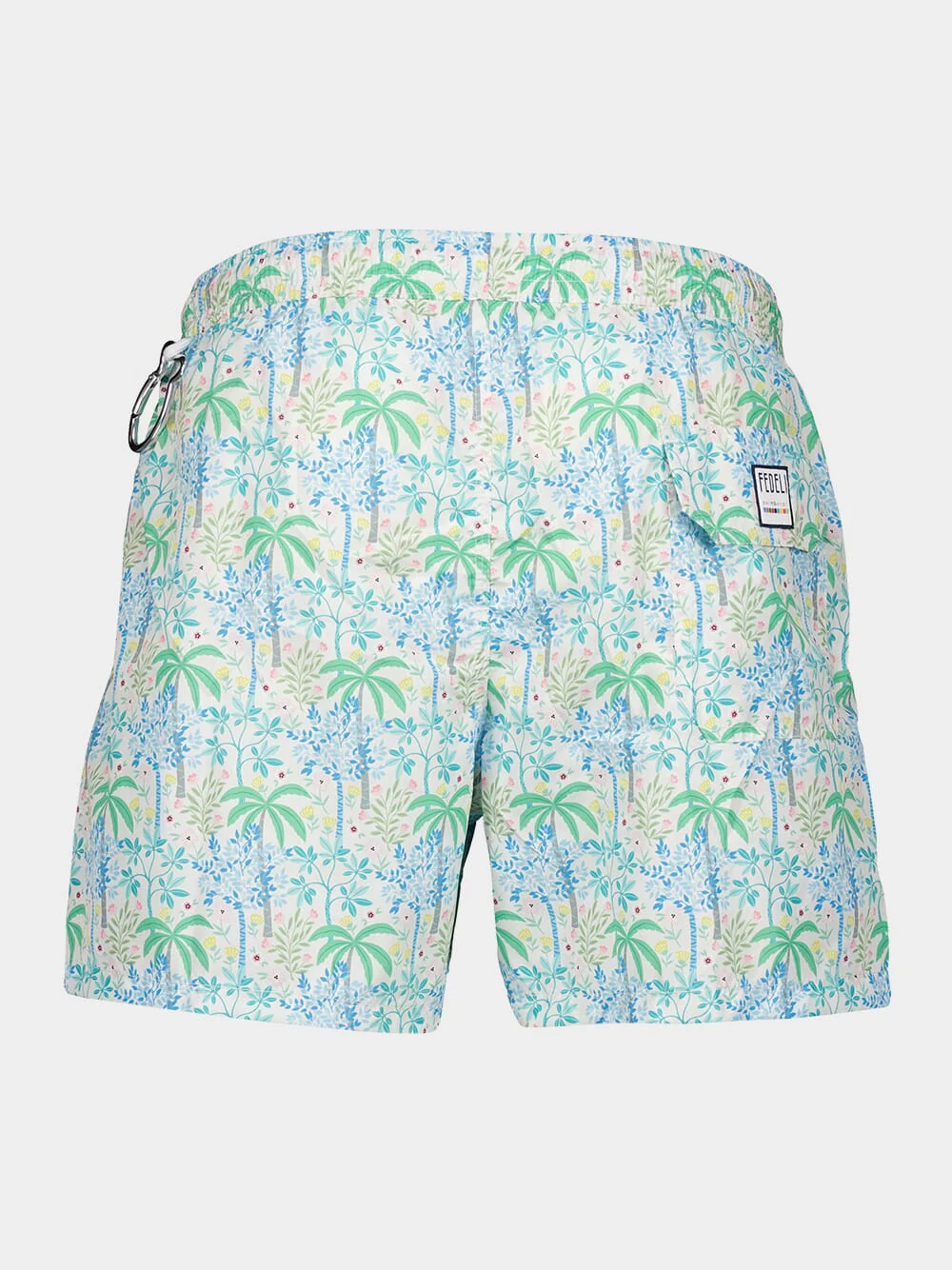Palm Tree Print Swim Shorts - Image 2