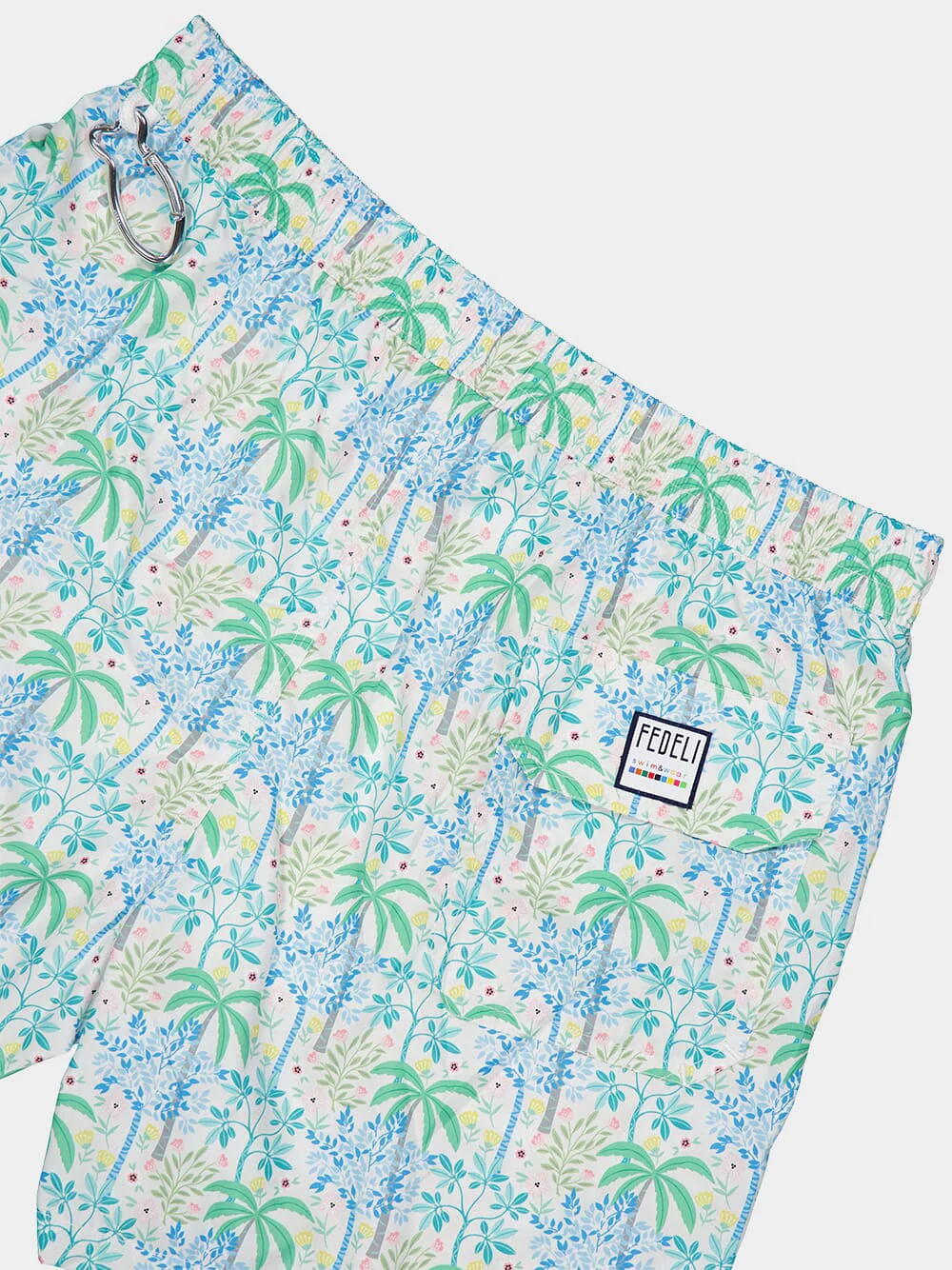 Palm Tree Print Swim Shorts - Image 4