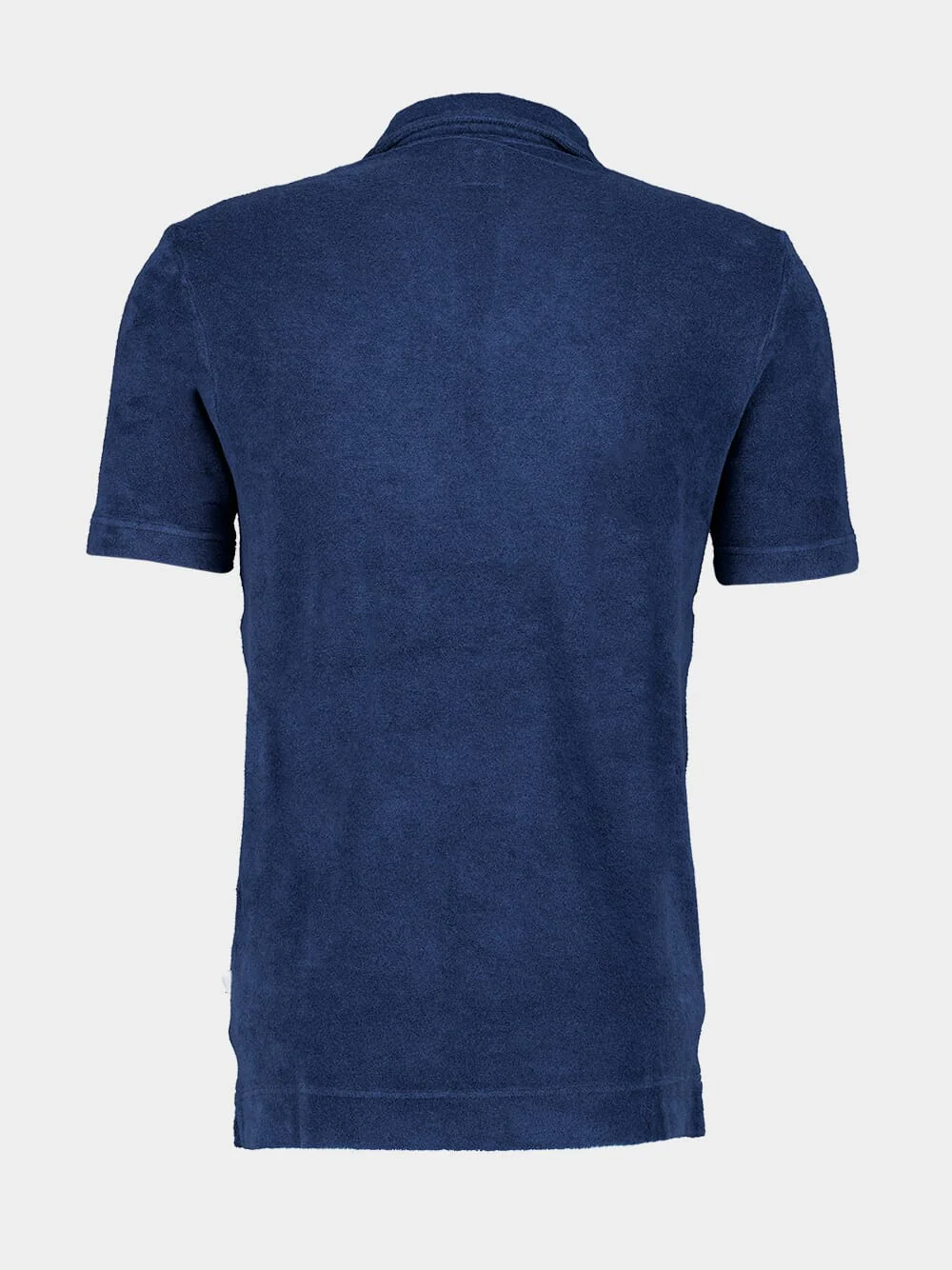 Peter Mm. Terry Light Dusty Blue Polo Shirt - Image 2