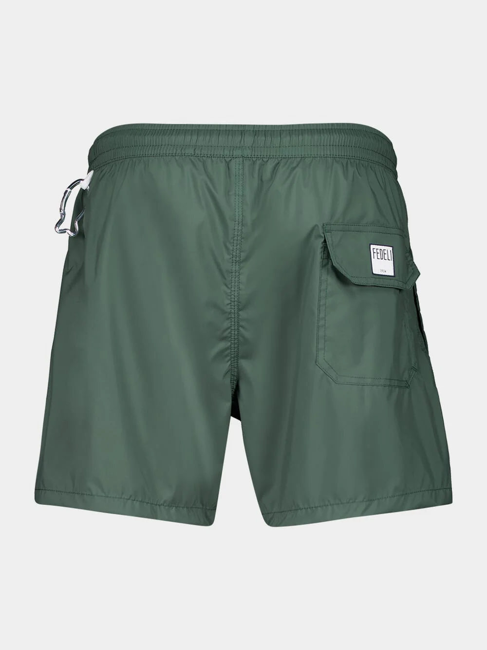 Dark Green Madeira Swim Trunk - Image 2