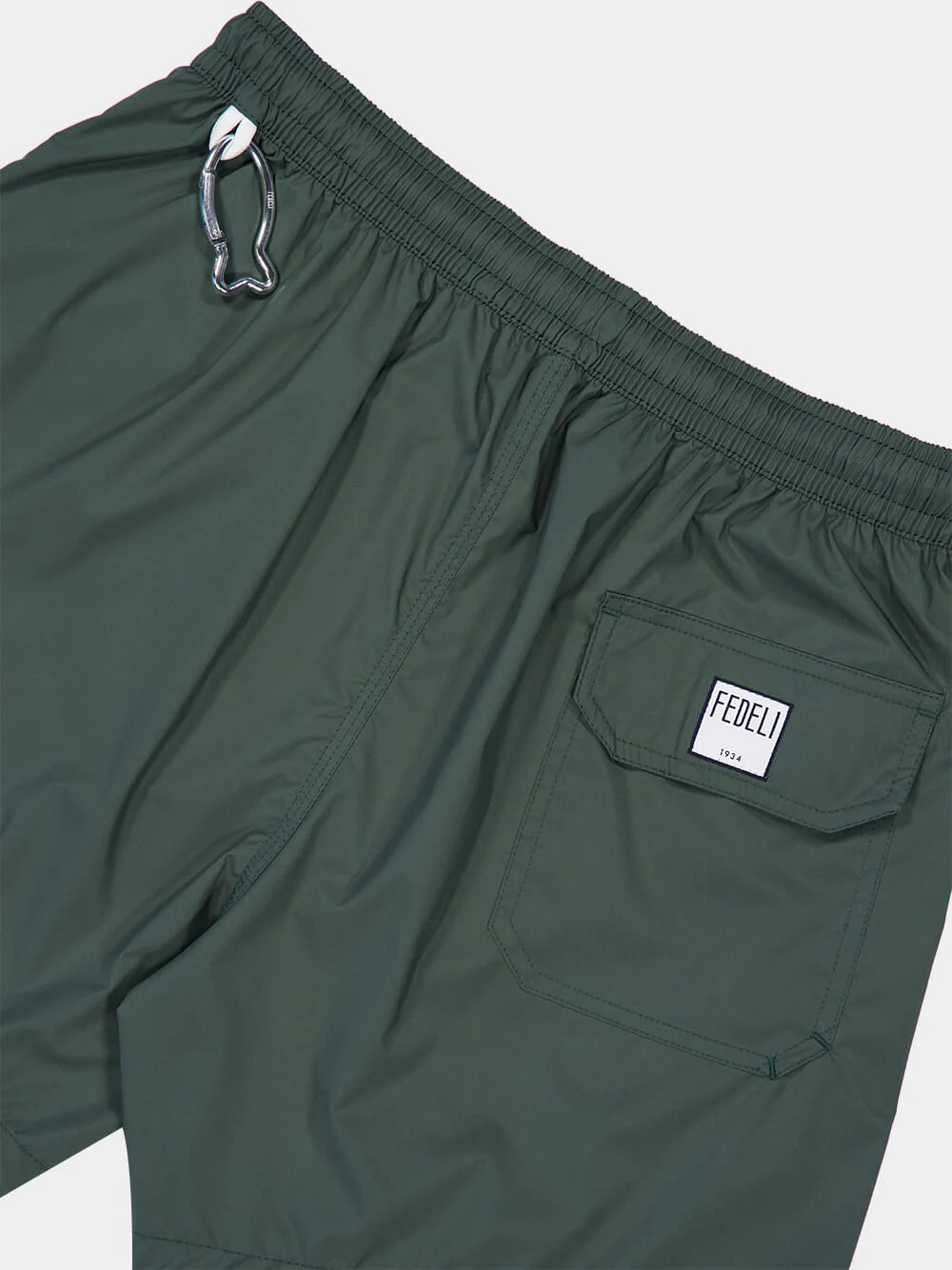 Dark Green Madeira Swim Trunk - Image 4