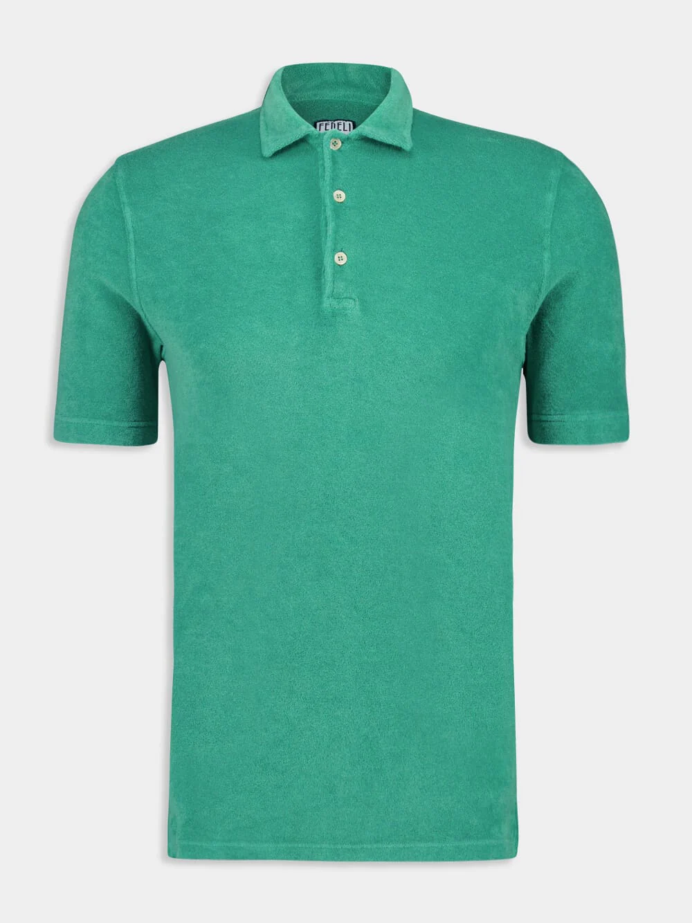 Green Bowling Terry Light Dusty Short Sleeve Shirt