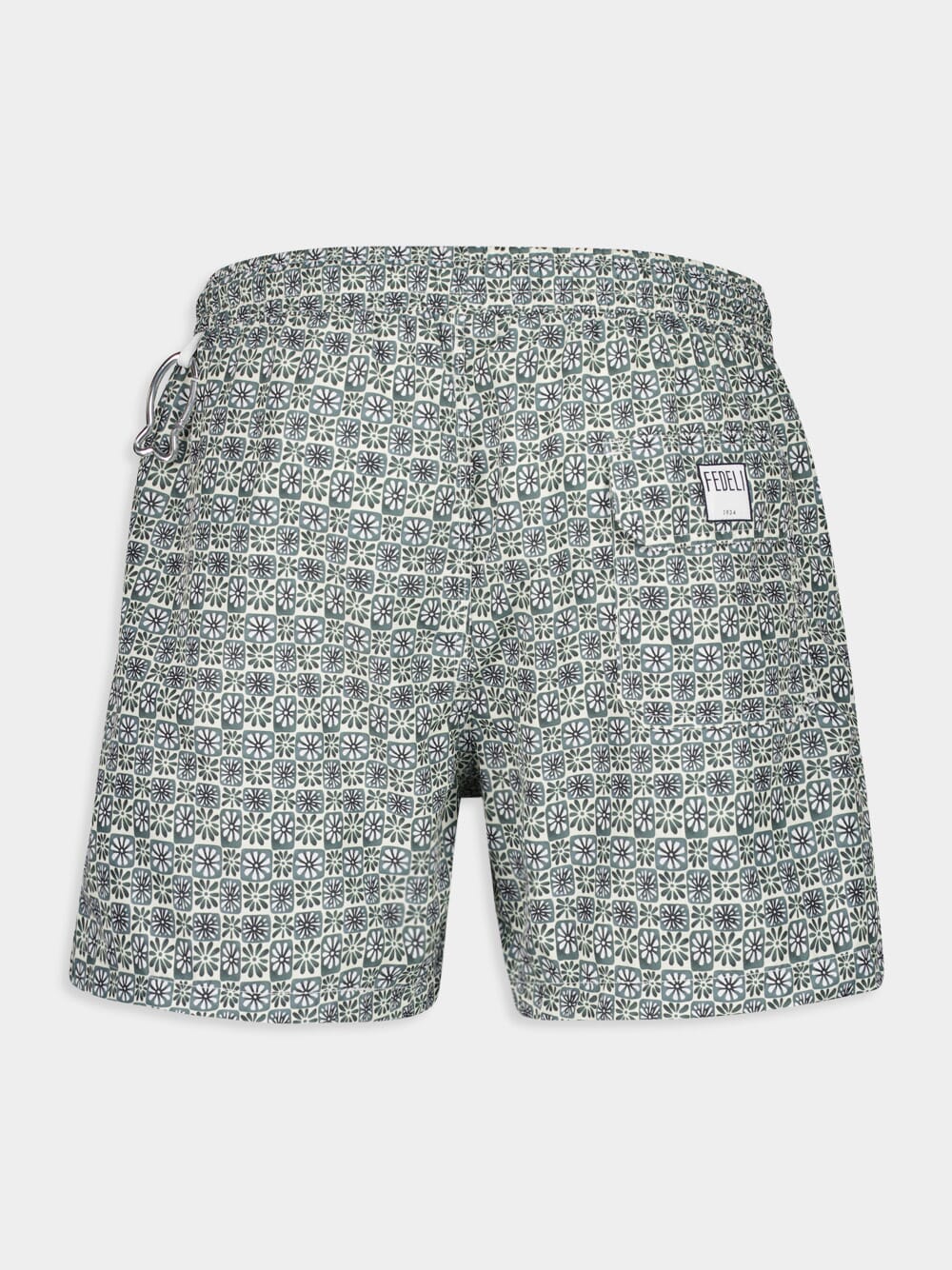 Green Steel Blue Madeira Floral Swim Trunk - Image 2