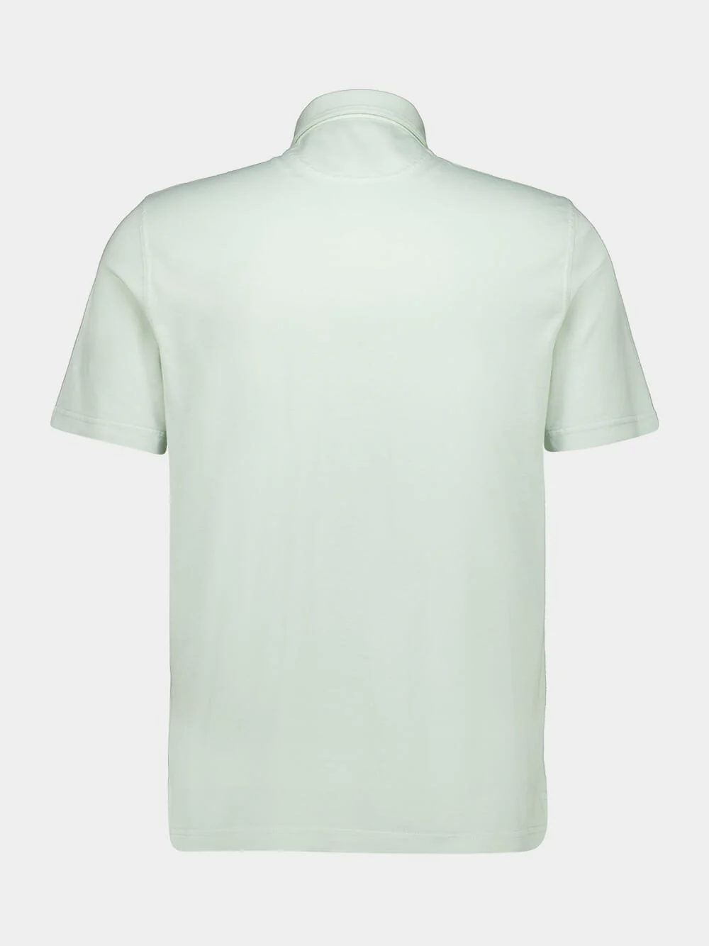 Ivy Green Knitted Cotton Polo Shirt - Image 2