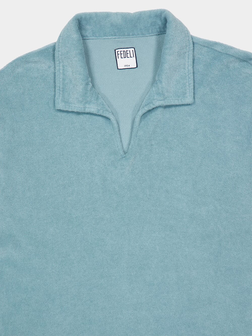 Light Cyan Peter Terry Cotton Polo - Image 3
