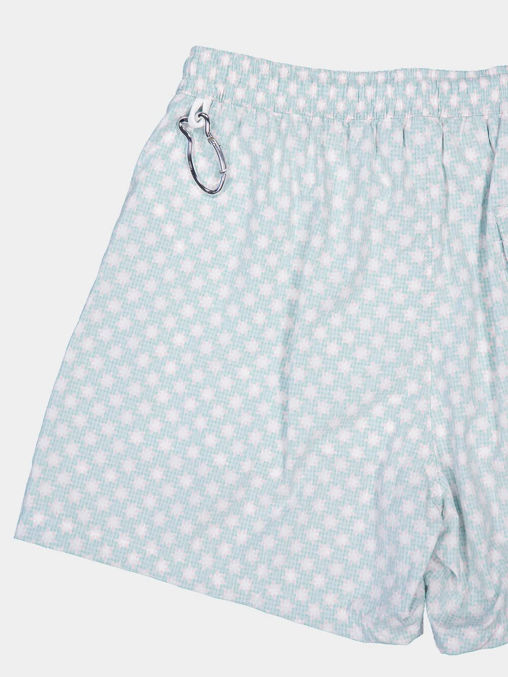 Light Green Patterned Swim Shorts - Image 5