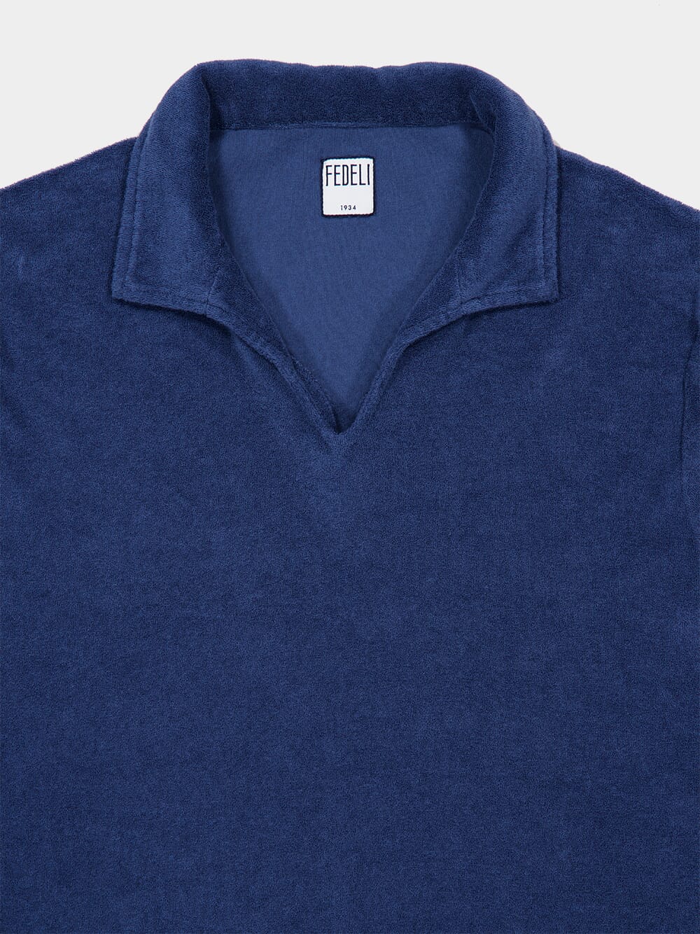 Navy Blue Peter Terry Cotton Polo - Image 3