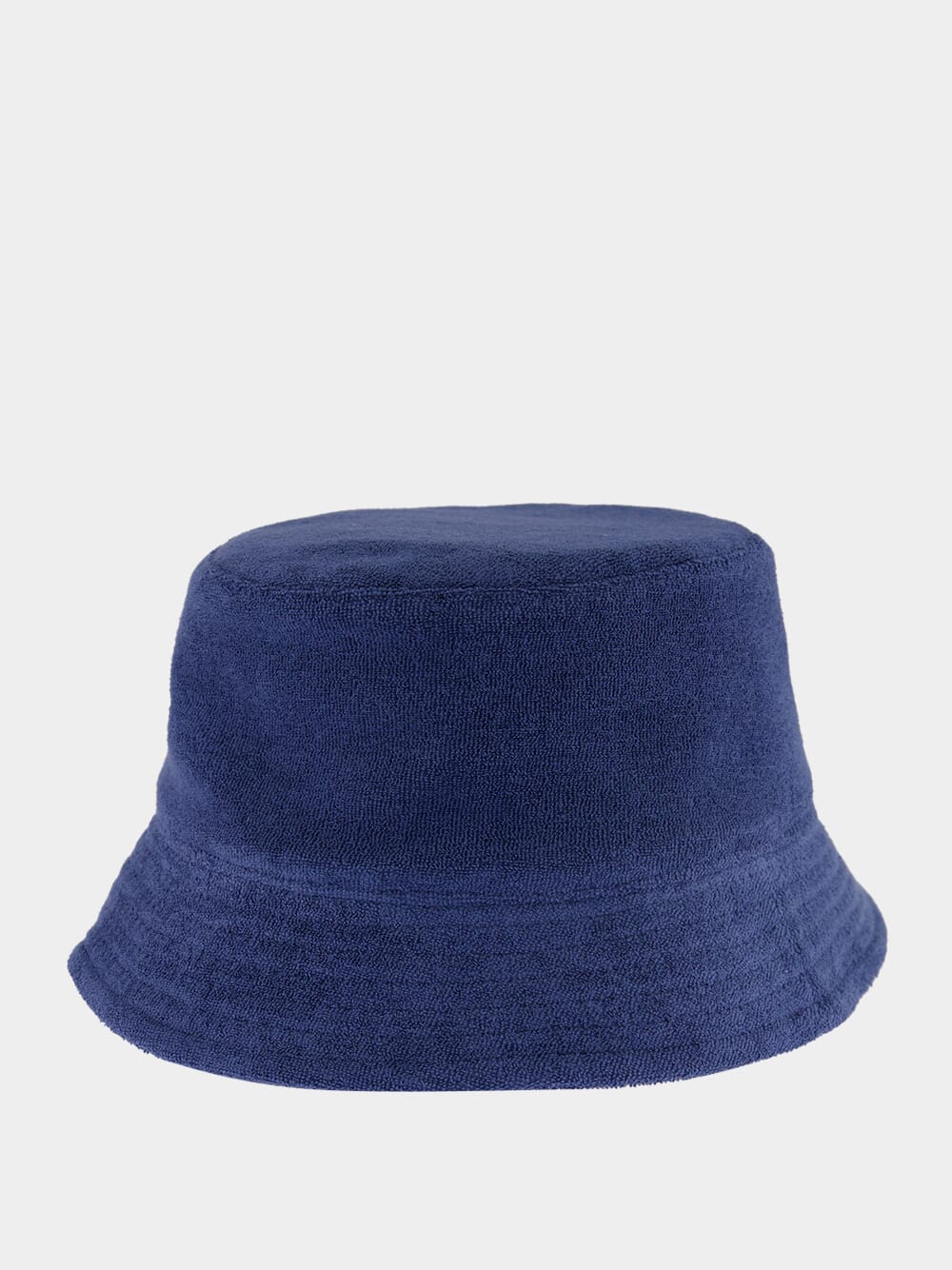 Navy Terry Cloth Cloche Cap