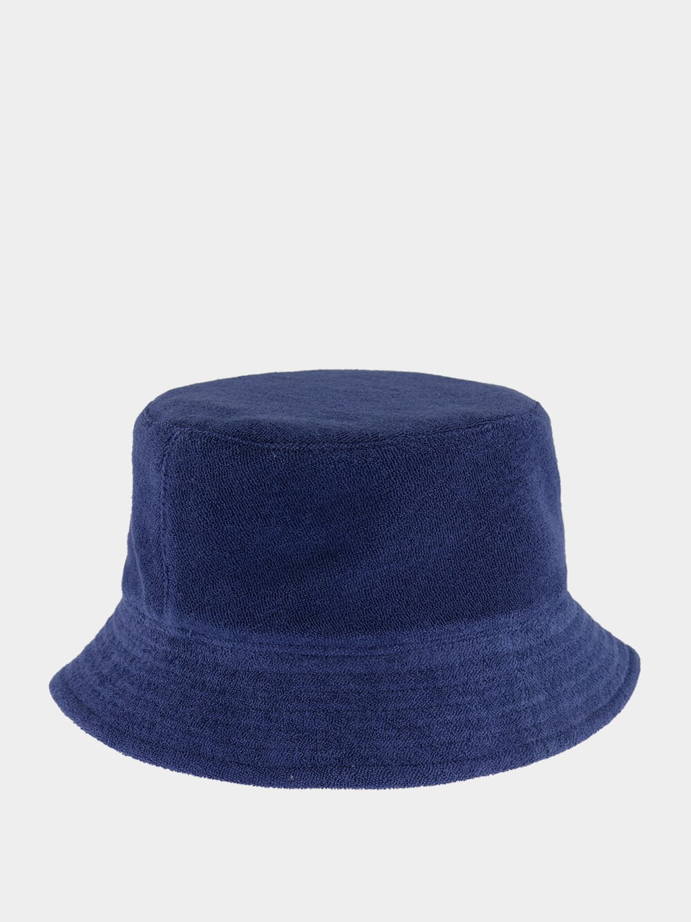 Navy Terry Cloth Cloche Cap - Image 2