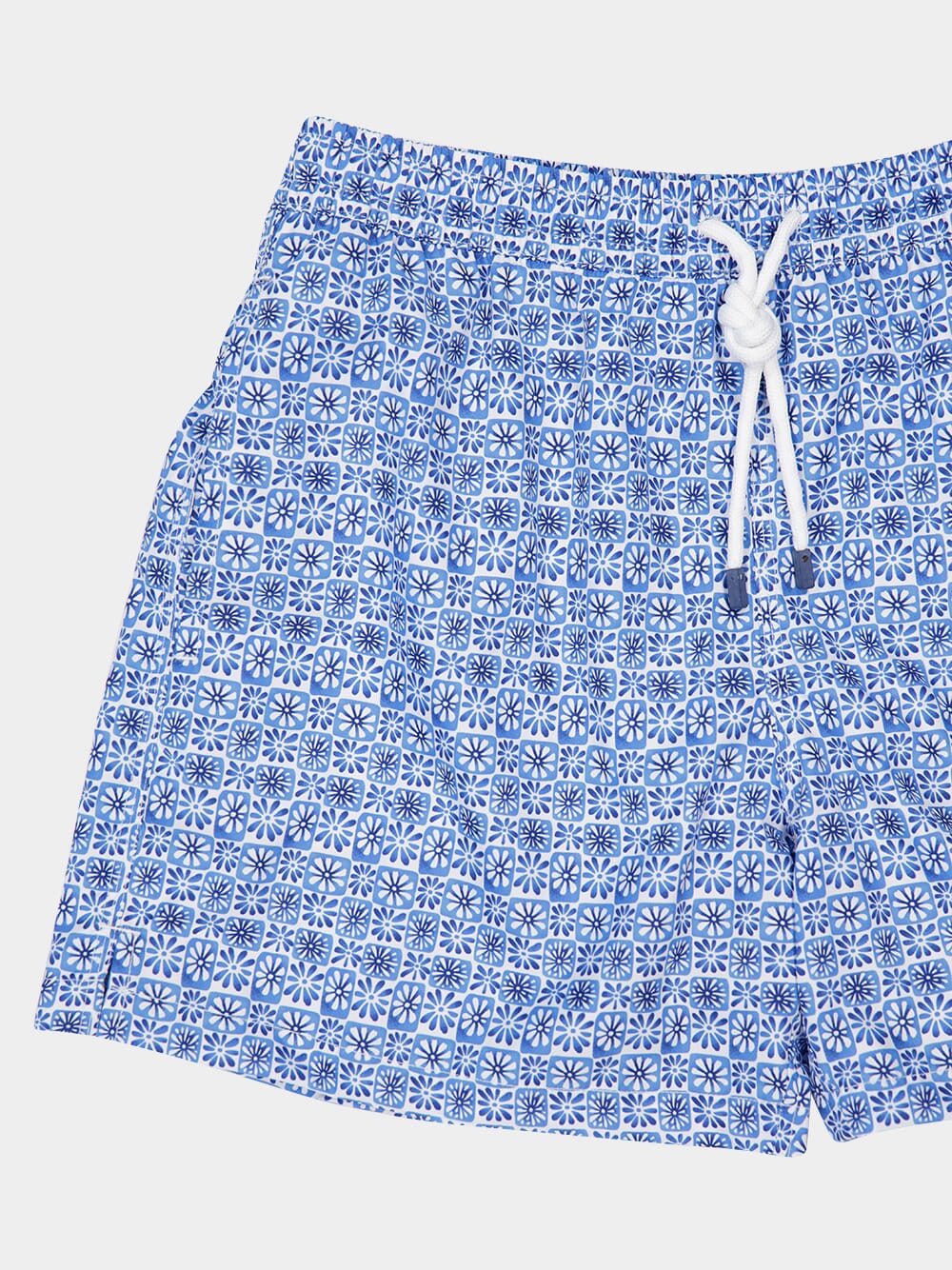Steel Blue Madeira Floral Swim Trunk - Image 3