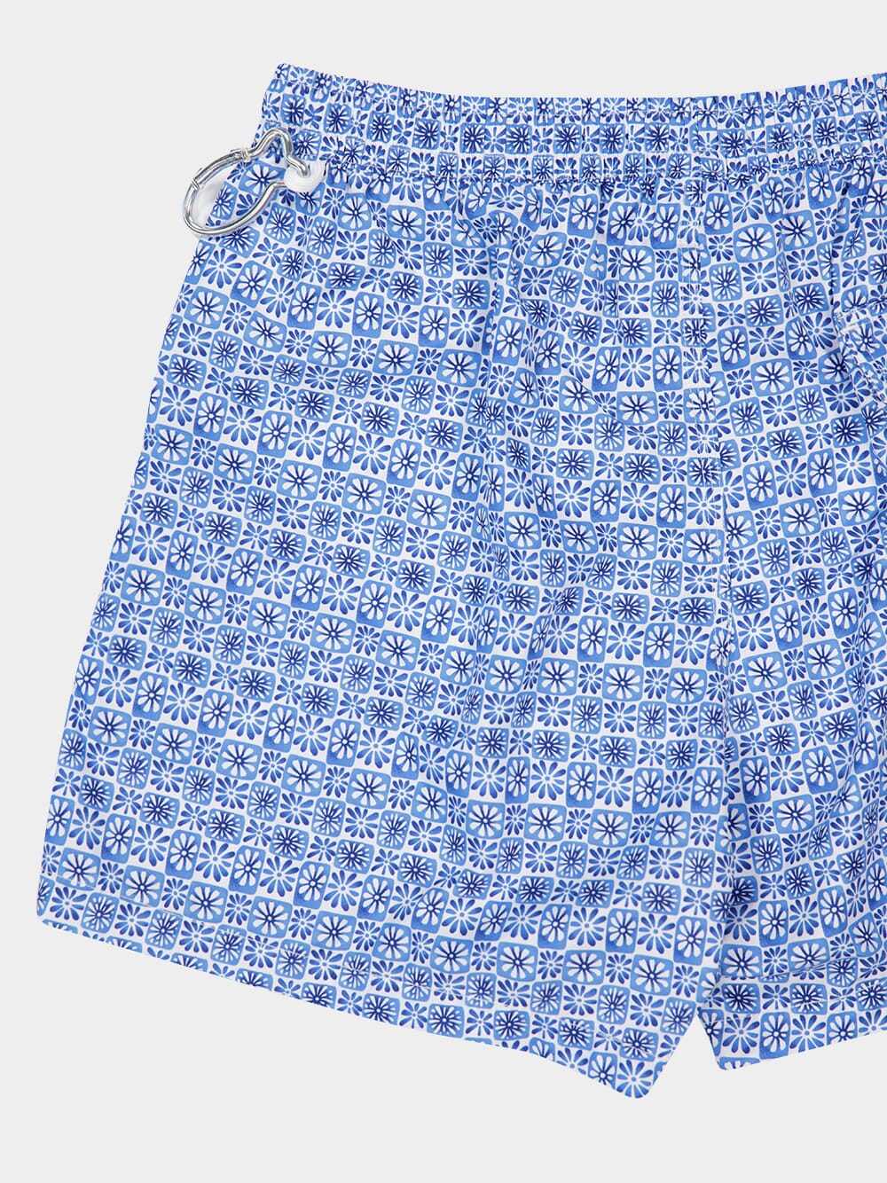 Steel Blue Madeira Floral Swim Trunk - Image 4