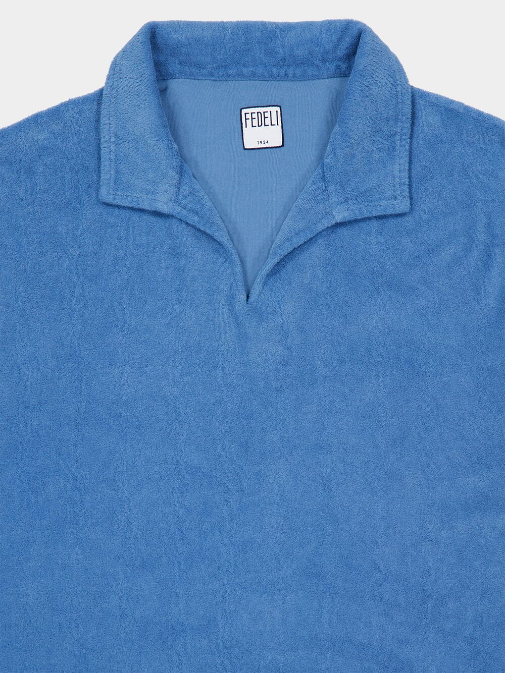 Steel Blue Peter Terry Cotton Polo - Image 5