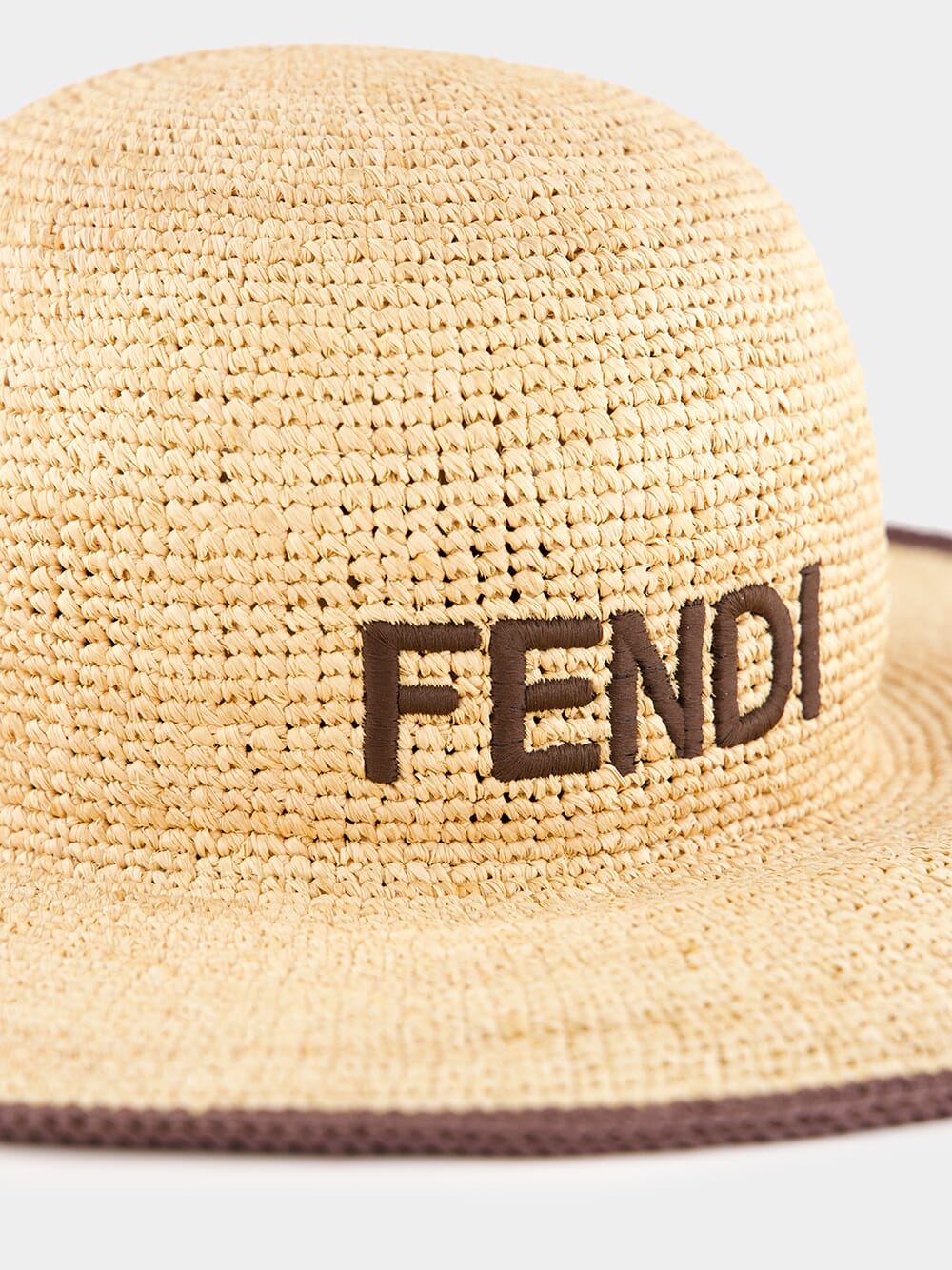 Beige Raffia Hat - Image 5