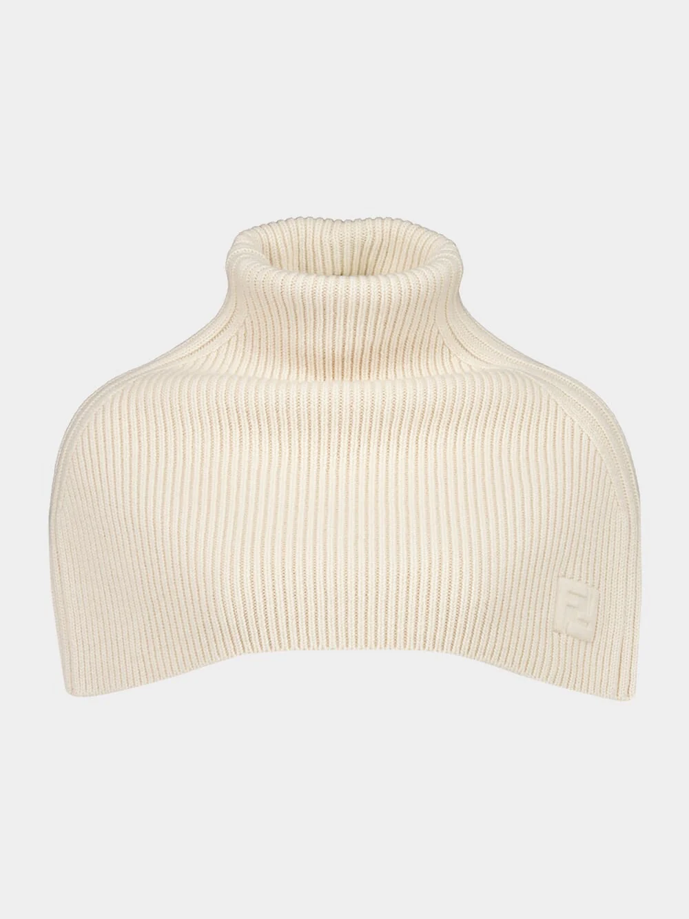 Off-White Wool Cashmere Cape