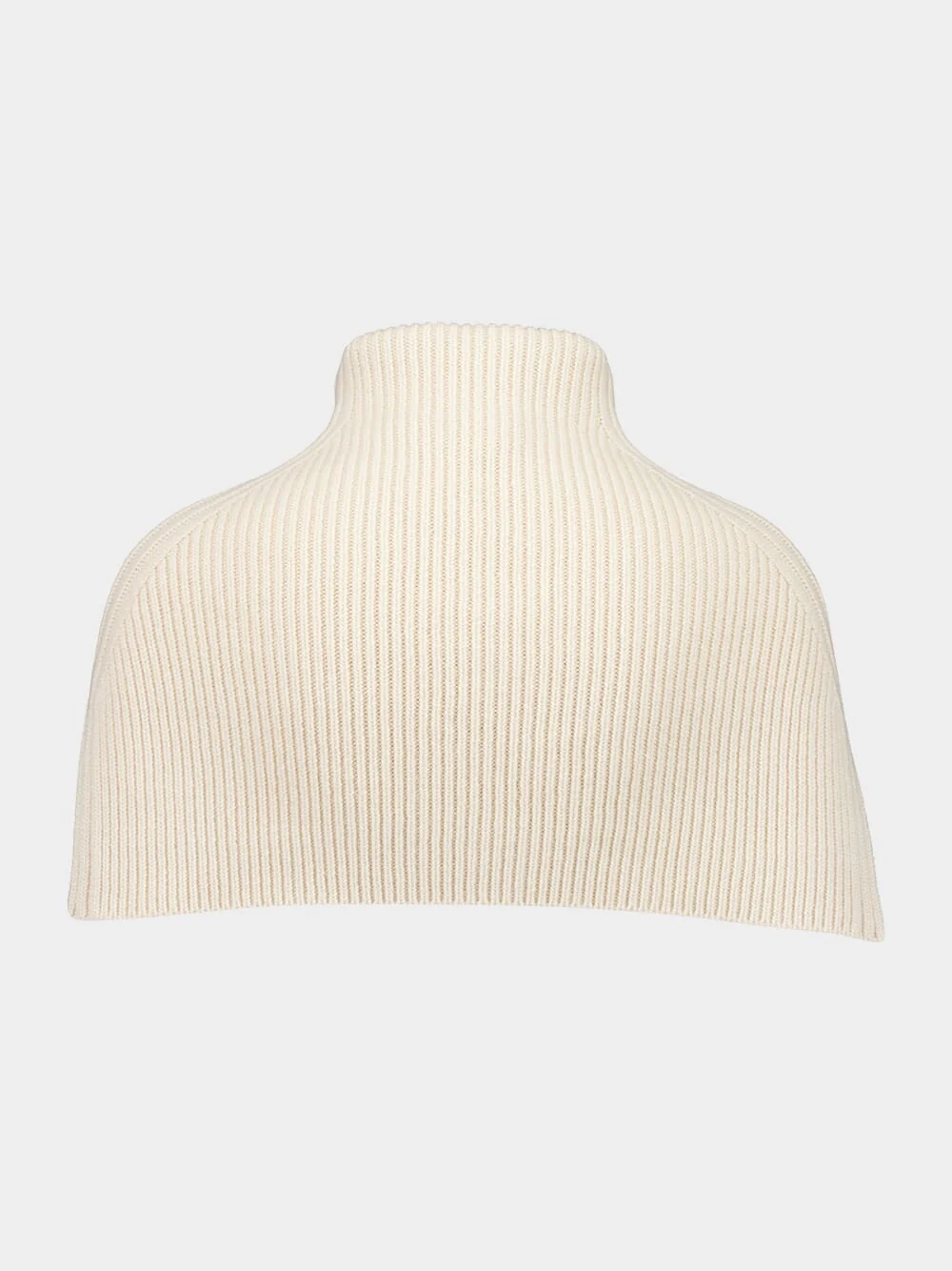 Off-White Wool Cashmere Cape - Image 2