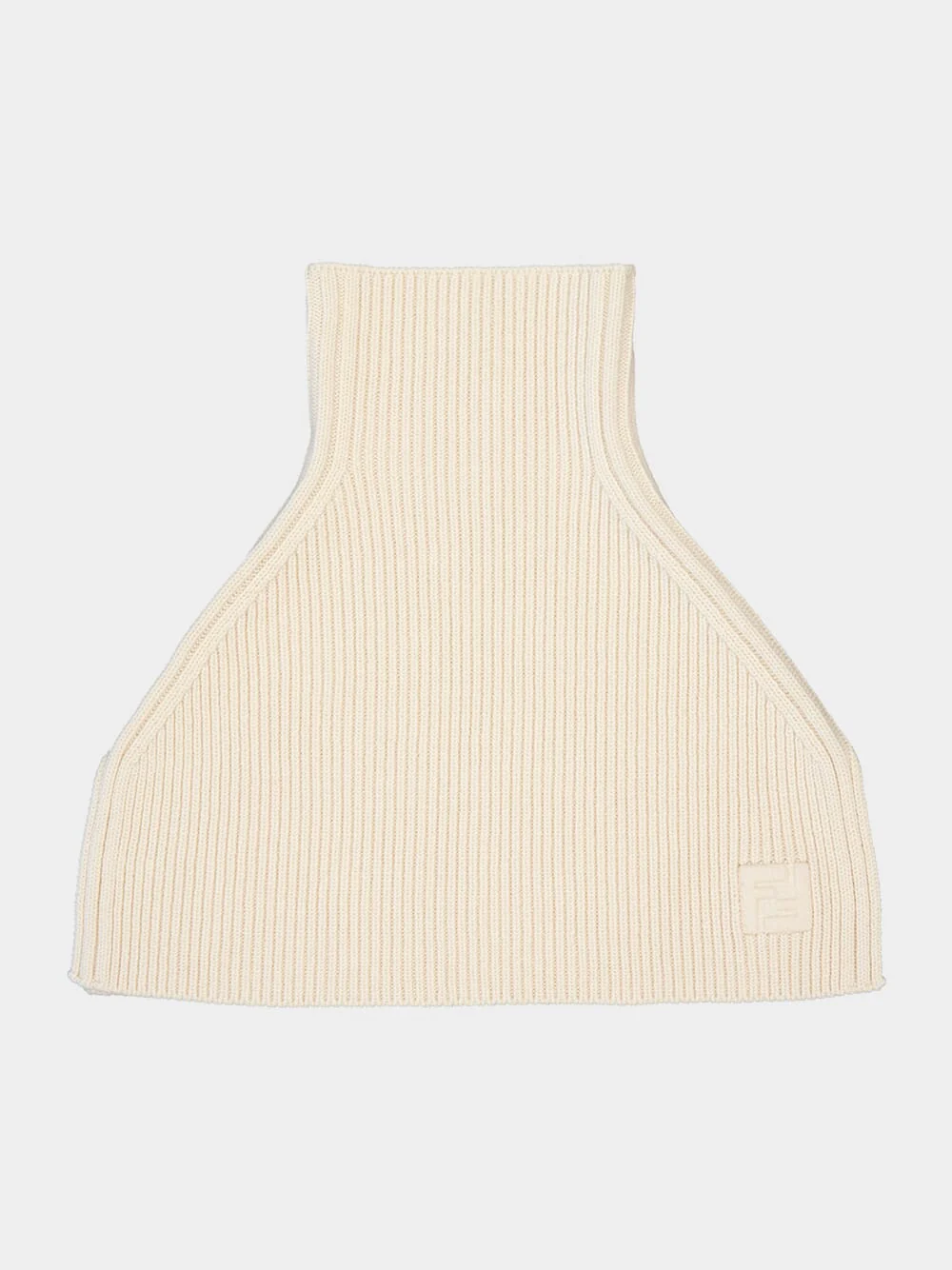 Off-White Wool Cashmere Cape - Image 3