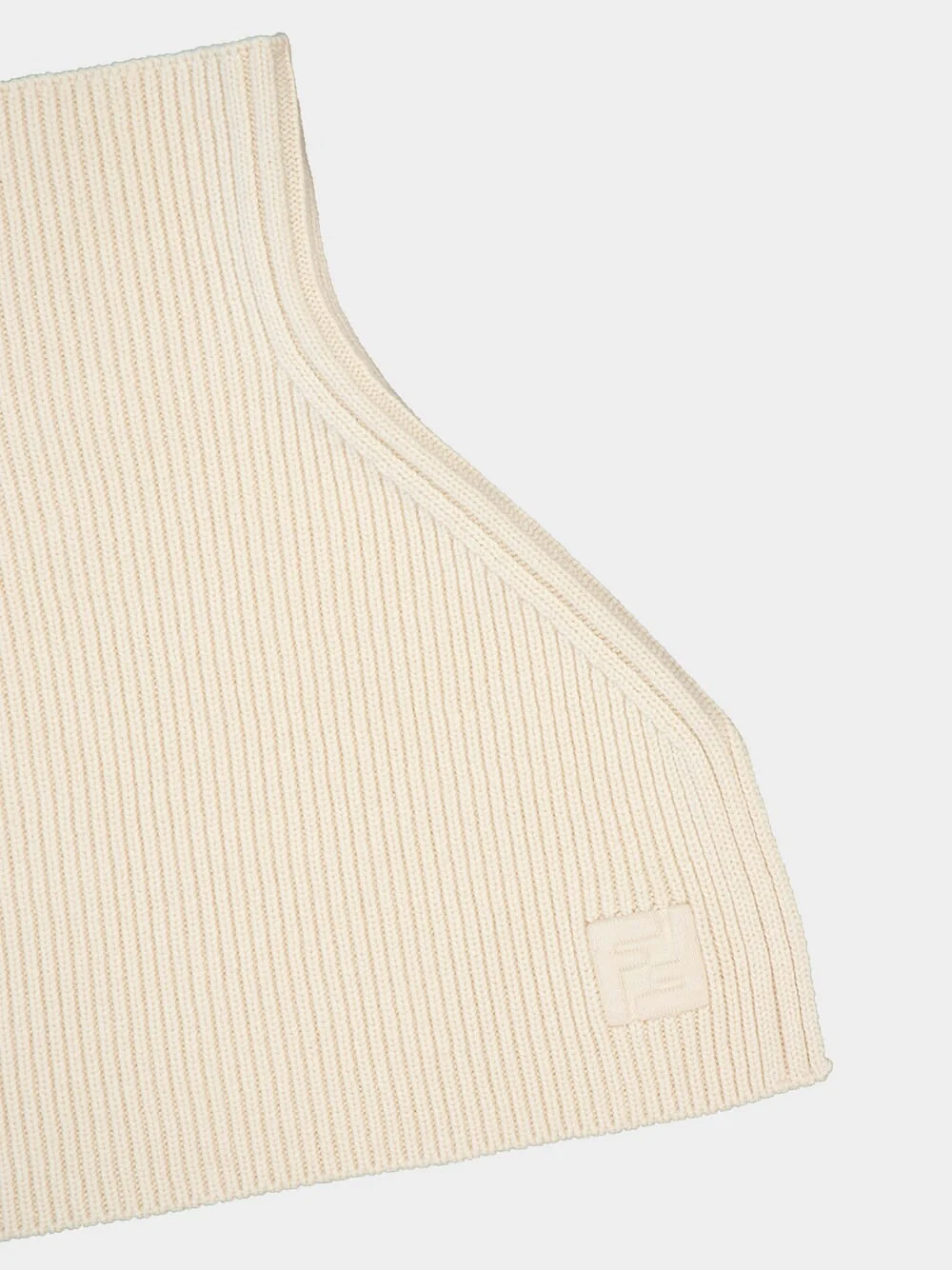 Off-White Wool Cashmere Cape - Image 4