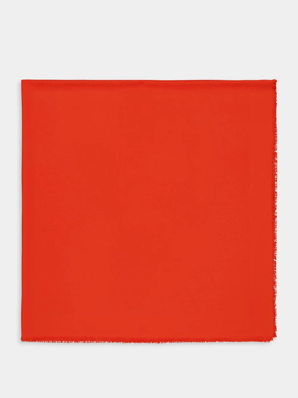 Tone-on-Tone Silk Red Scarf