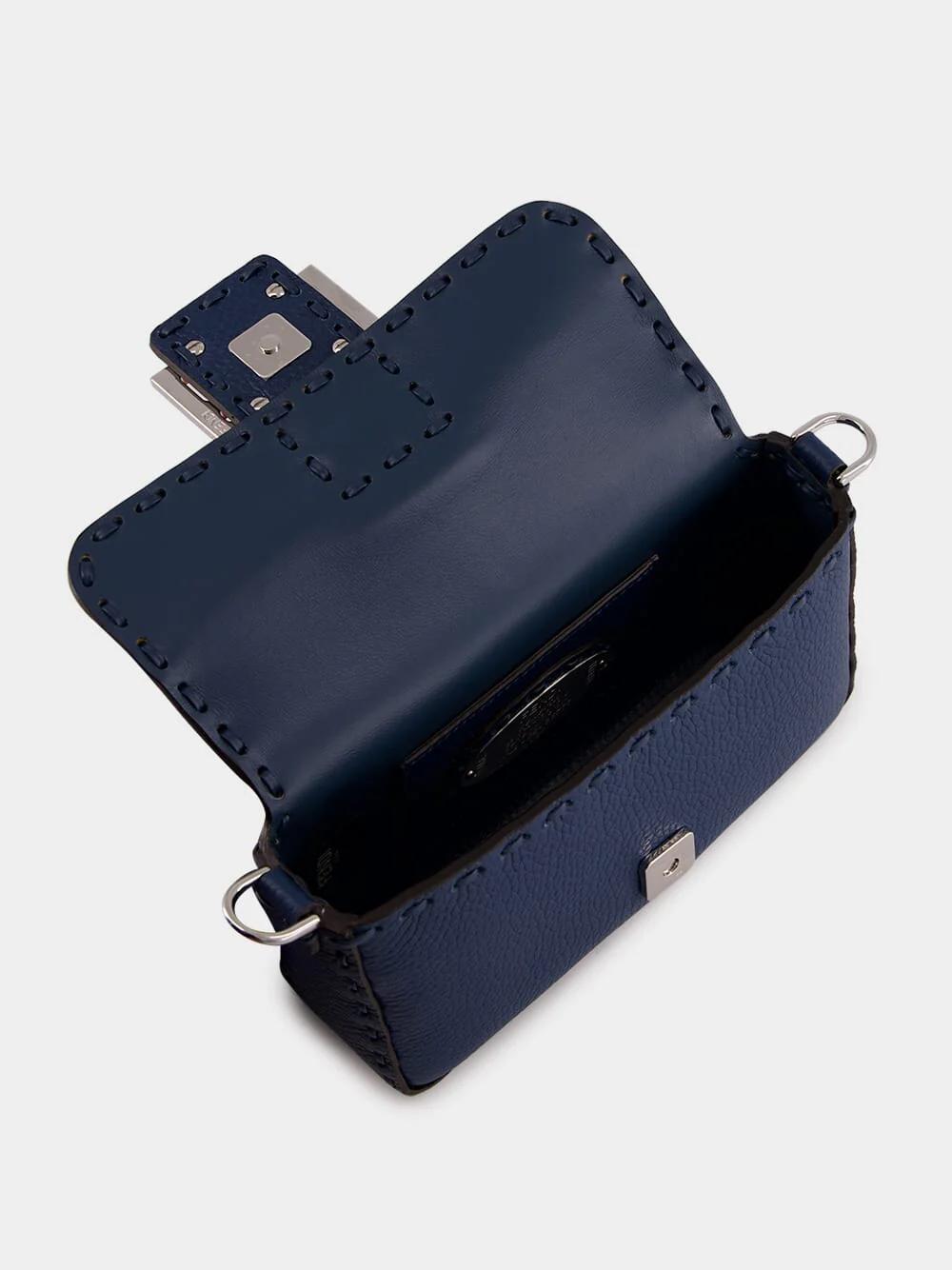 Blue Selleria Mini Baguette Bag - Image 7