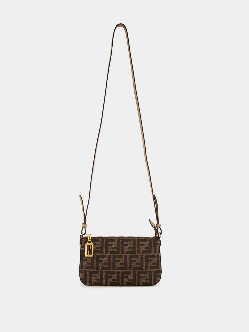 Brown FF Baguette Pouch - Image 2
