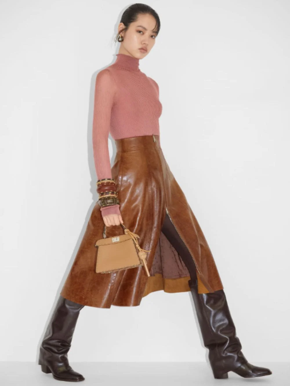 Cappuccino Peekaboo ISeeU Petite Bag - Image 2