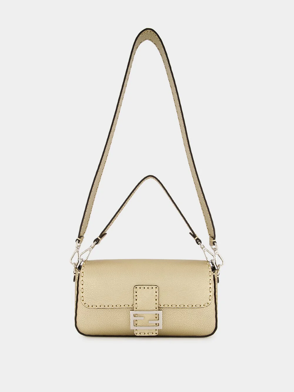 Champagne Gold Baguette Bag - Image 2