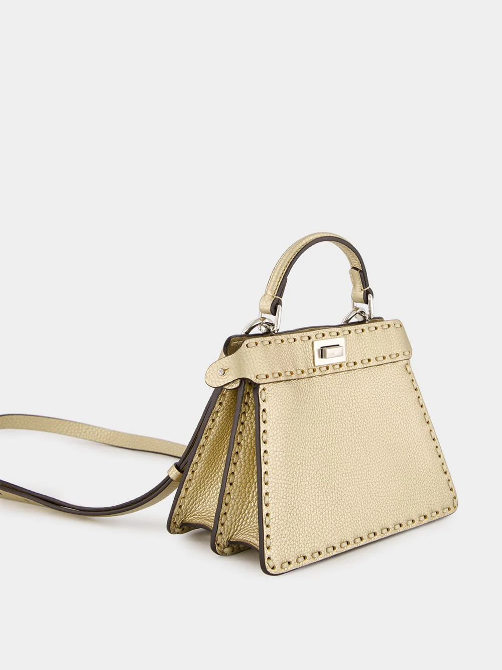 Gold Peekaboo ISeeU Petite Bag - Image 3