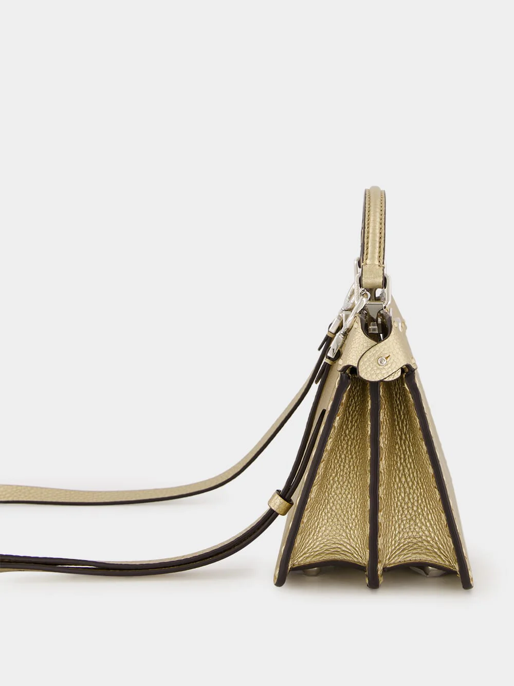 Gold Peekaboo ISeeU Petite Bag - Image 4