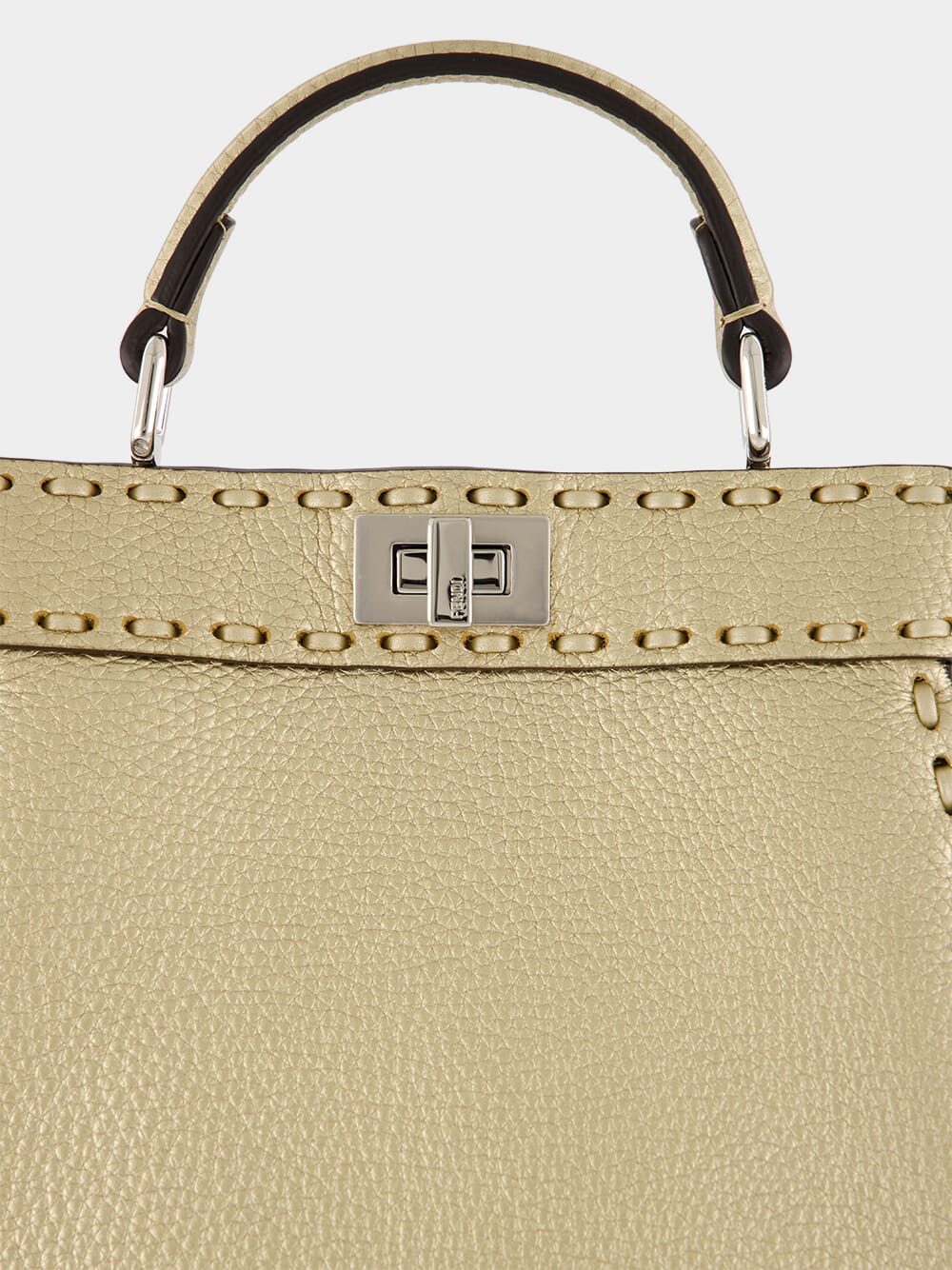 Gold Peekaboo ISeeU Petite Bag - Image 7