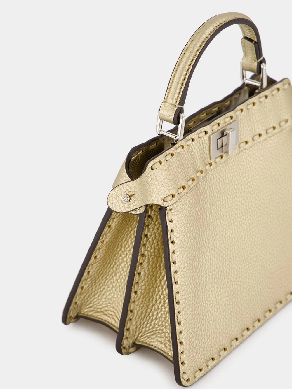 Gold Peekaboo ISeeU Petite Bag - Image 8