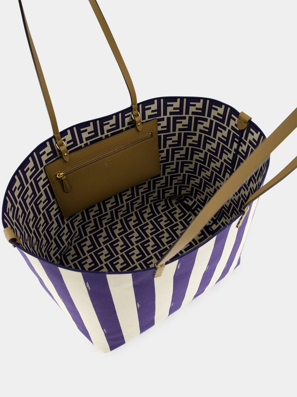 Reversible Pequin and Midnight Blue FF Large Shopper - Image 6