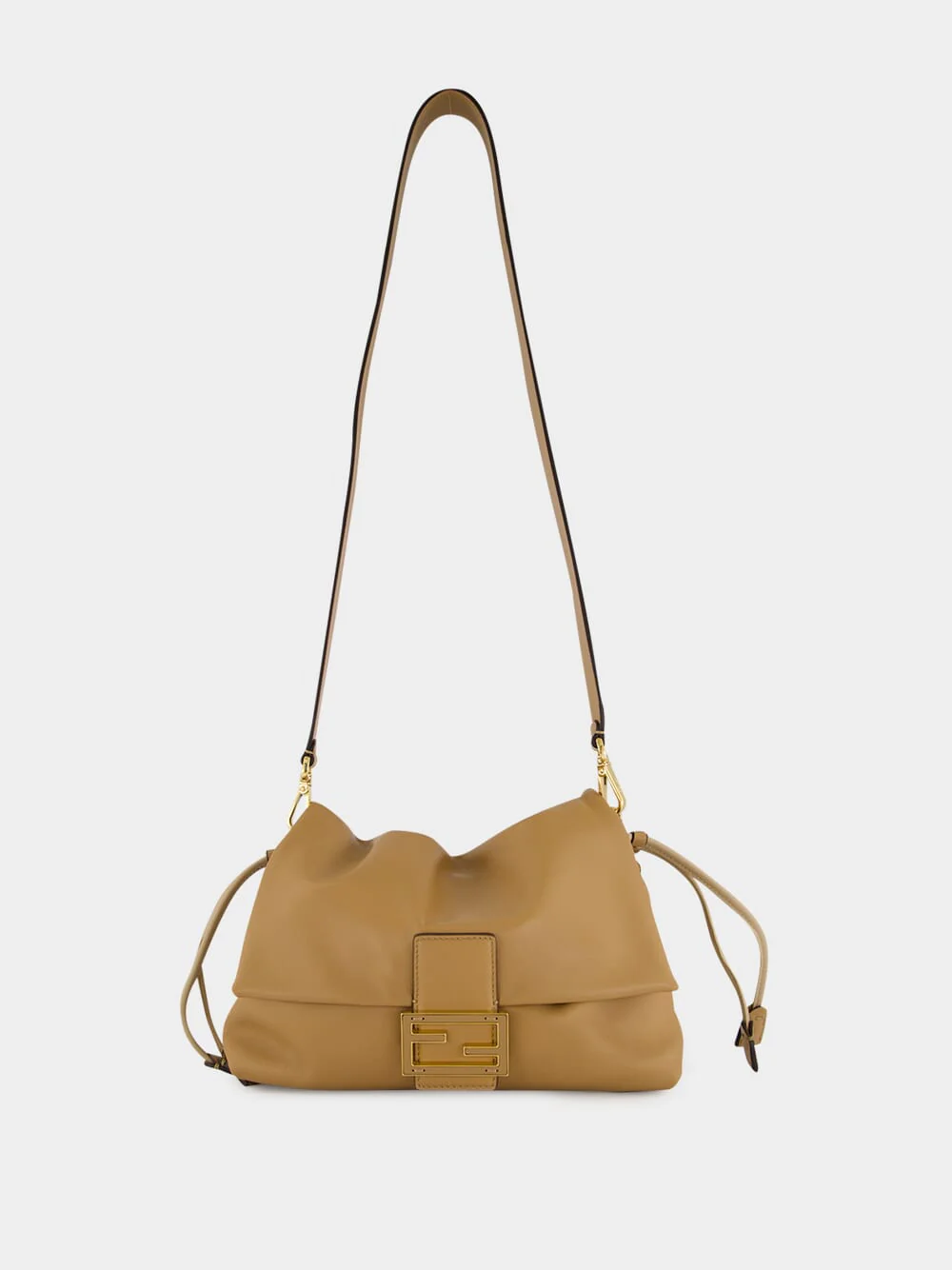 Beige Mamma Baguette Medium Bag - Image 2