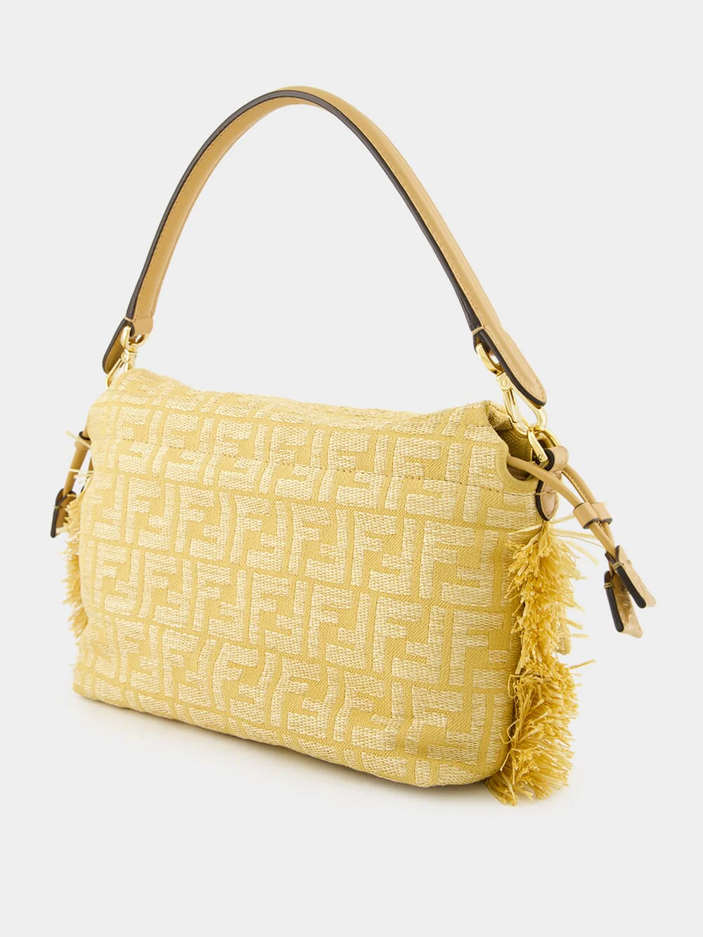 Beige Mamma Baguette Medium Bag - Image 5