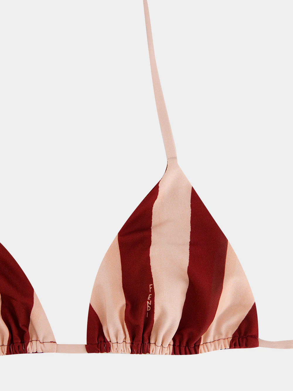 Red and Pink Pequin Triangle Bikini Top - Image 3