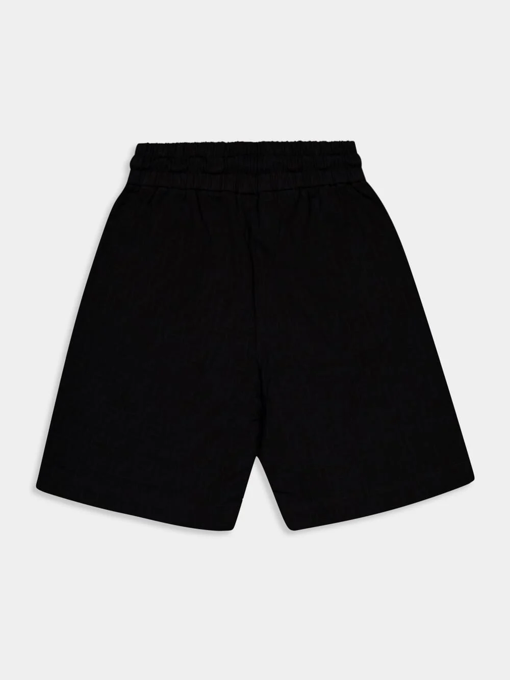 Black FF Jacquard Cotton Bermuda Shorts - Image 5