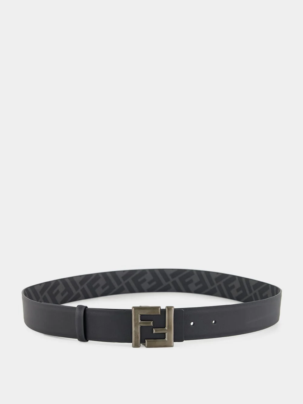 Black FF Squared Reversible Belt