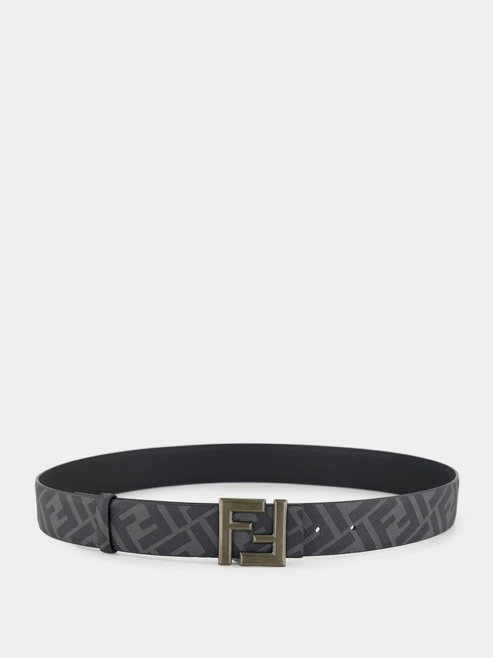 Black FF Squared Reversible Belt - Image 2