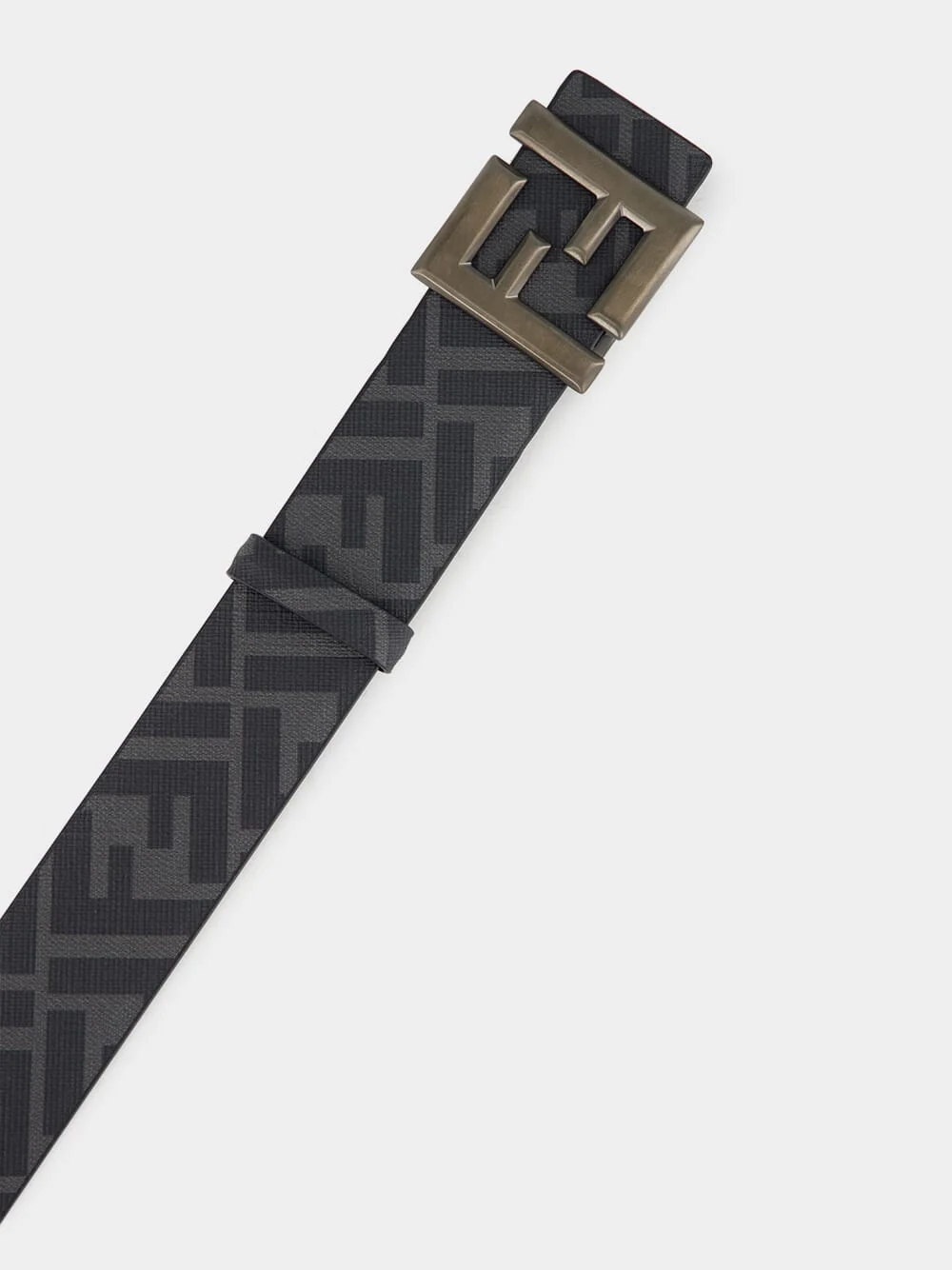 Black FF Squared Reversible Belt - Image 3