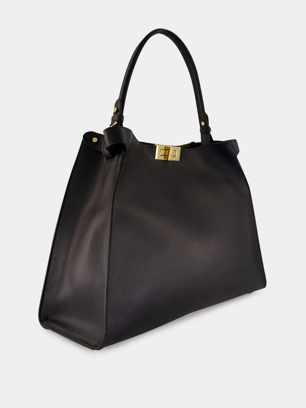 Black Large Leather Way Bag - Image 3