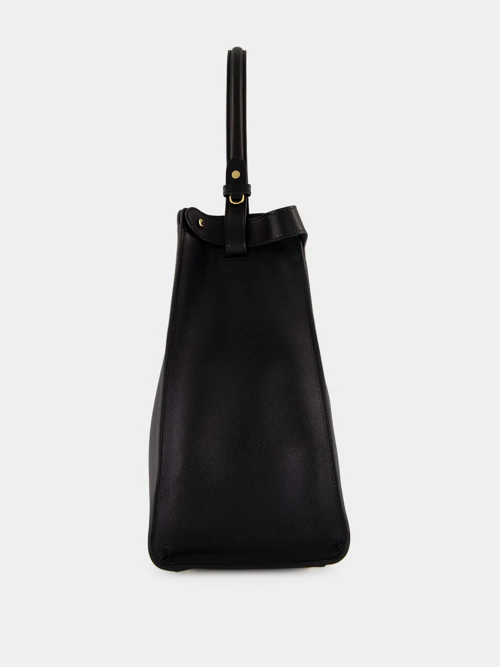 Black Large Leather Way Bag - Image 4