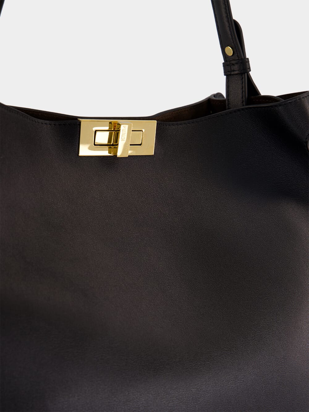 Black Large Leather Way Bag - Image 7