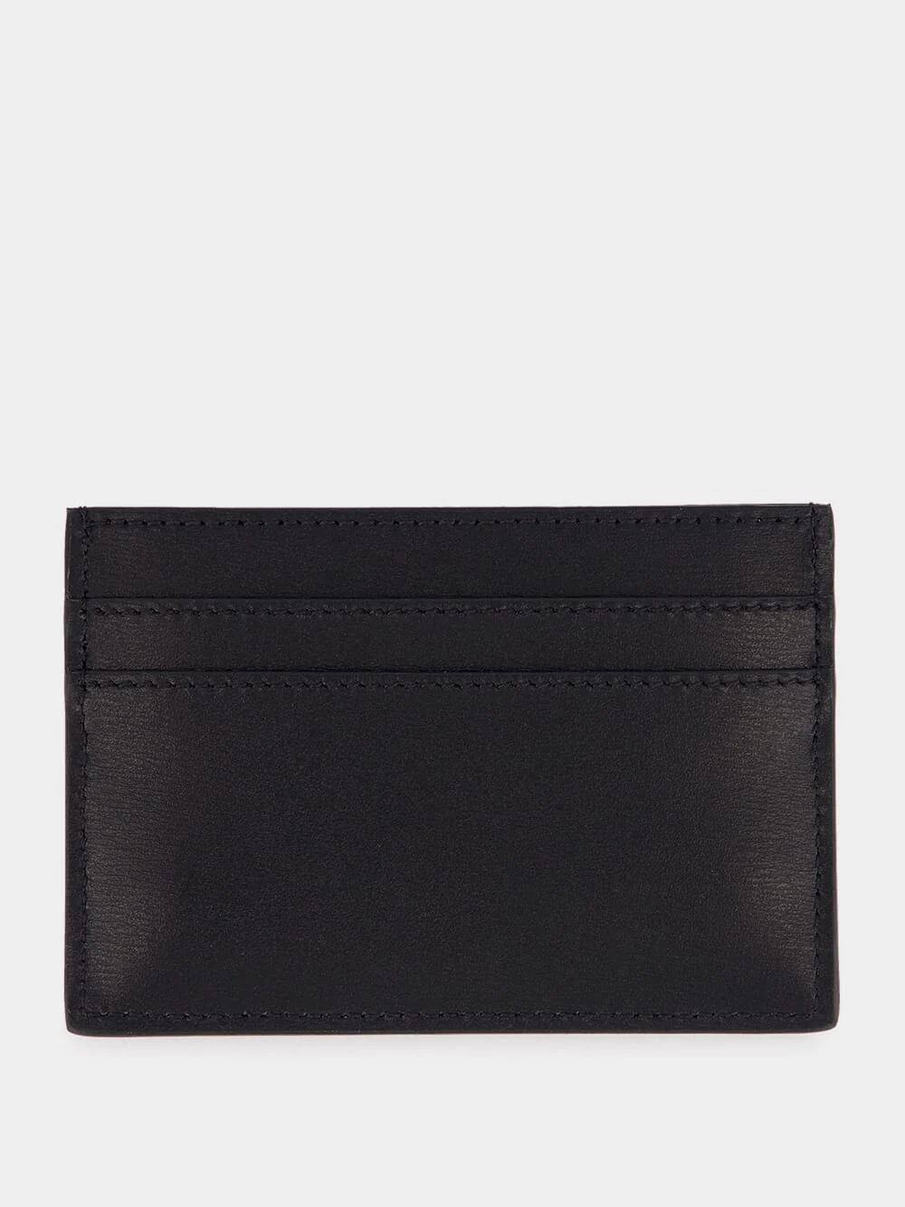 Black Leather FF Squared Card Holder - Image 2