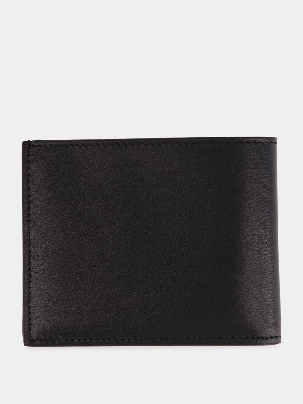Black Leather Squared FF Wallet - Image 2