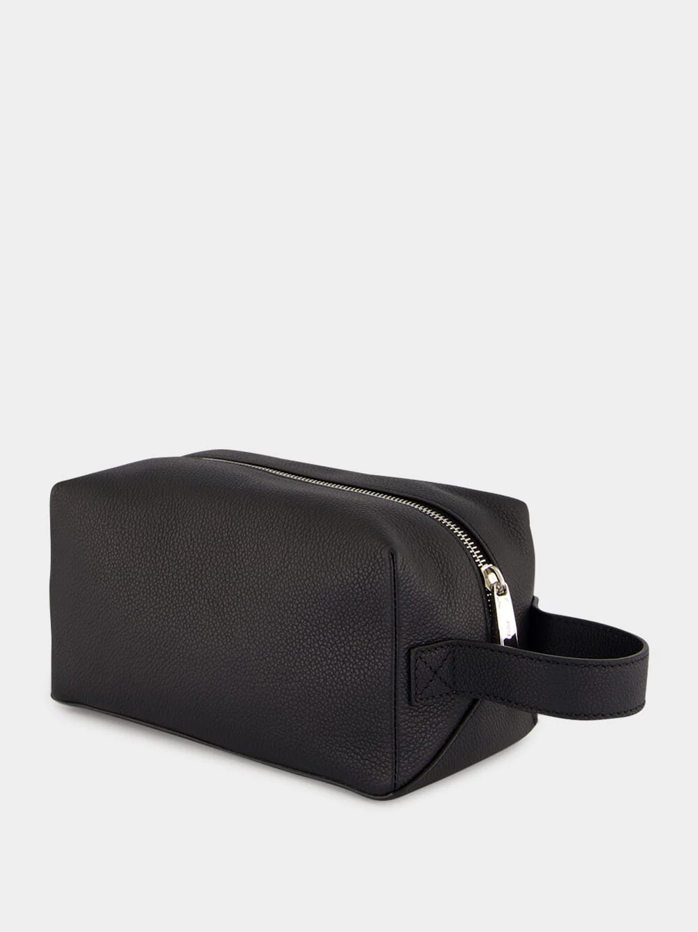 Black Leather Toiletry Case - Image 4