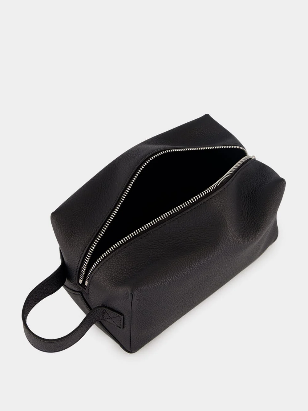 Black Leather Toiletry Case - Image 5